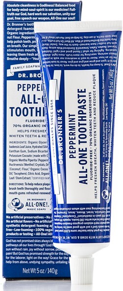 Dr Bronner's Toothpaste Peppermint